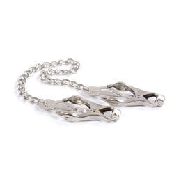 OHMAMA FETISH - METAL CLAMPS WITH CHAIN 2